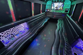 Arvada Limo Bus Interior