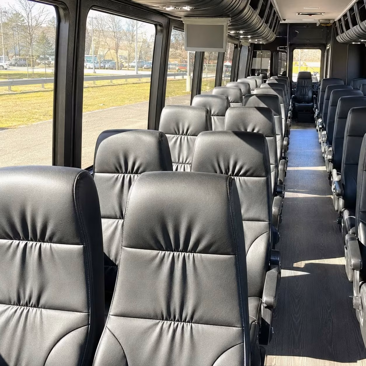 30 passenger minibus inside