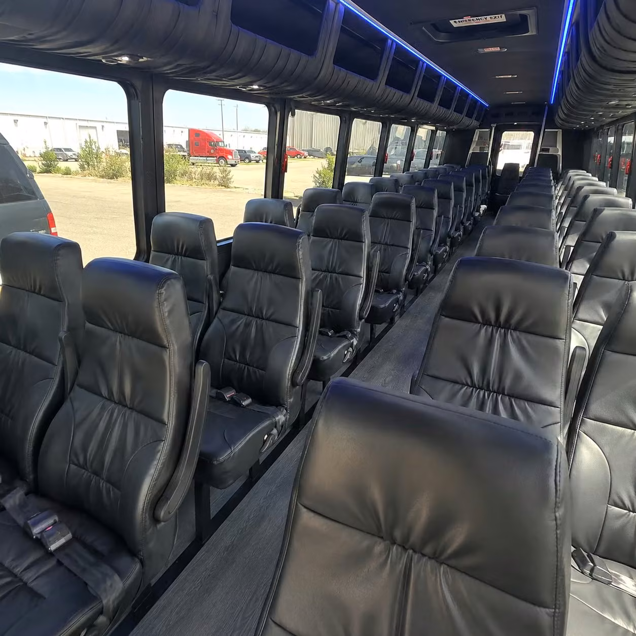 30 passenger minibus interior
