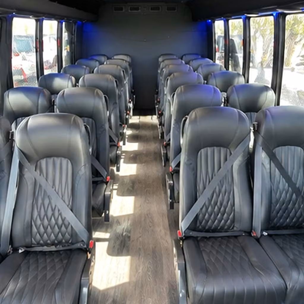 35 passenger minibus interior