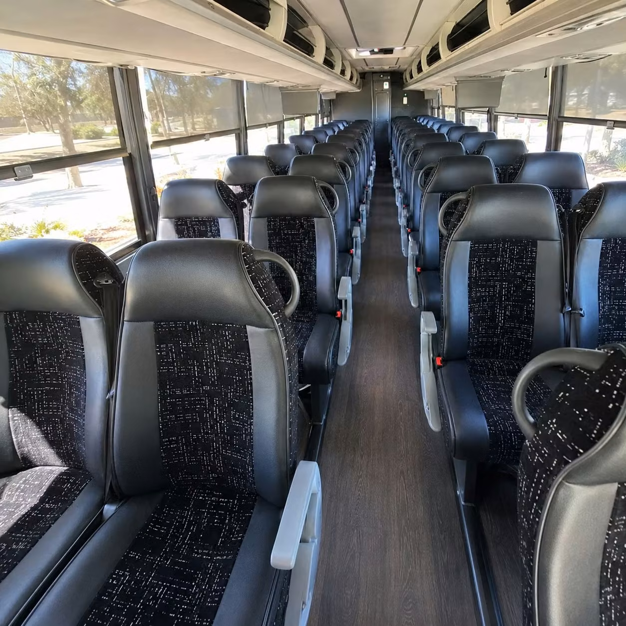 arvada charter bus inside