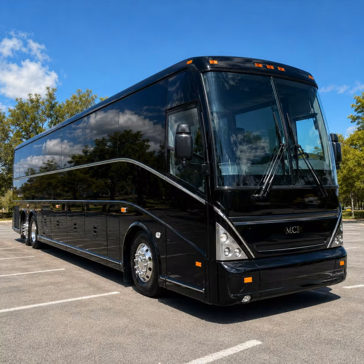 arvada charter bus rental exterior