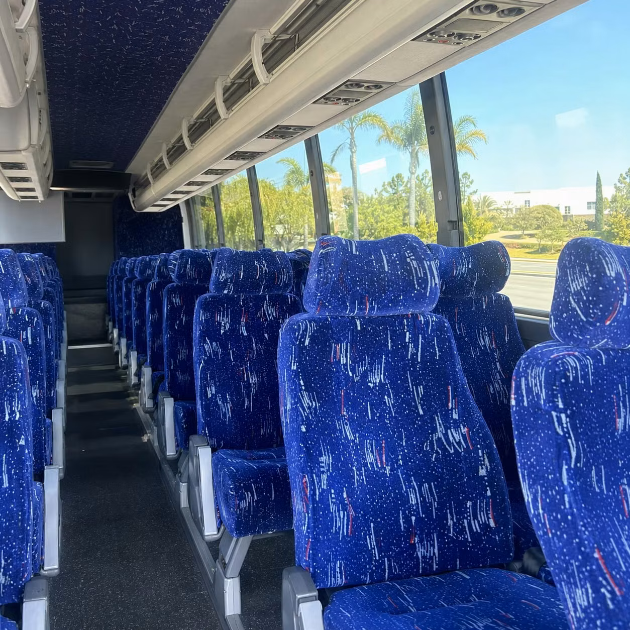 arvada charter bus rental inside